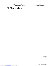 Electrolux ERC 25292 W User Manual