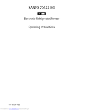AEG SANTO 70322 KG Operating Instructions Manual