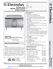 Electrolux SMART 726685 Specification Sheet