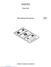 Electrolux 34942G Operating Instructions Manual