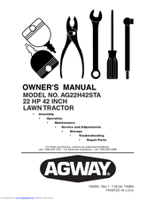Agway AG22H42STA Owner's Manual