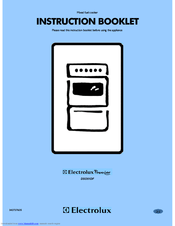 Electrolux Premier DSO51DF Instruction Booklet