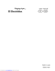 Electrolux EOB 21001 User Manual