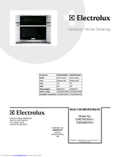 Electrolux EW27MO55HS - 1.5 Cu Ft 900W Microwave Factory Parts Catalog