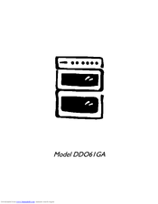 Electrolux U25041 DDO61GA Manual