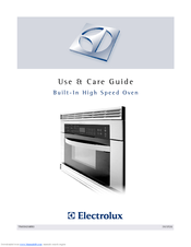 Electrolux 316137236 Use & Care Manual