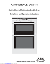 AEG COMPETENCE D5701-5 Installation And Operating Instructions Manual