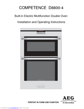 AEG COMPETENCE D8800-4 Installation And Operating Instructions Manual
