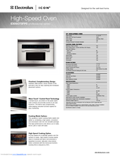 Electrolux ICON E30SO75FPS Specifications