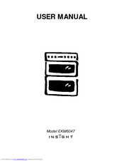 Electrolux Insight EKM6047 User Manual