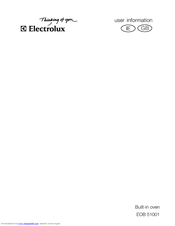 Electrolux EOB 51001 User Information