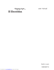 Electrolux EOB66714 User Manual