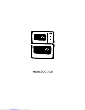 Electrolux EOG 7330 Owner's Manual