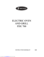Firenzi FDU 700 Instruction Booklet