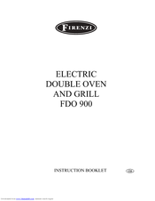 Firenzi U25187 FDO 900 Instruction Booklet