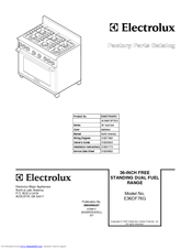Electrolux E36DF76G Factory Parts Catalog