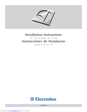 Electrolux 316469104 Installation Instructions Manual