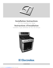 Electrolux 316469105 Installation Instructions Manual