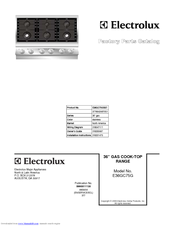 Electrolux E36GC75GSS1 Factory Parts Catalog