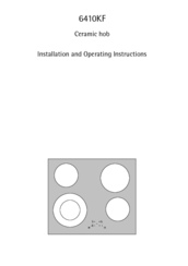 AEG 6410KF Installation And Operating Instructions Manual