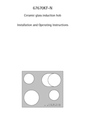 AEG 67670 KF-N Installation And Operating Instructions Manual
