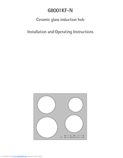AEG 68001KF-N Installation And Operating Instructions Manual