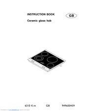 Aeg Ceramic glass hob Instruction Book