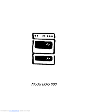 Electrolux EOG 900 Product Manual