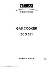 Zanussi ZCG 531 Instruction Book
