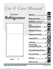 Electrolux 240400112 Use & Care Manual