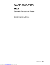 SANTO SANTO 3985-7 KG Operating Instructions Manual