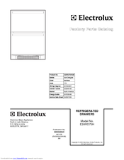 Electrolux E24RD75H Factory Parts Catalog
