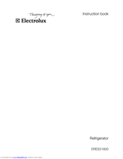 Electrolux ERES31800 Instruction Book