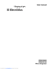 Electrolux ERW23900X User Manual