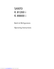 AEG SANTO K 88800 i Operating Instructions Manual