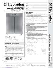 Electrolux SMART 726484 RH14DD2FU Specification Sheet