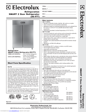 Electrolux SMART 726598 RH14RE2FEU Specification Sheet