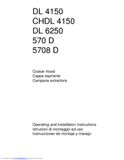 AEG CHDL 4150 Operating And Installation Instructions