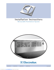 Electrolux Icon E36DD75ESS Installation Instructions Manual