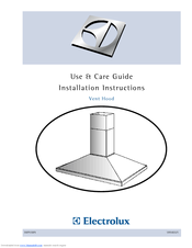 Electrolux ICON E40PV100FS Use & Care Manual Installation Instructions