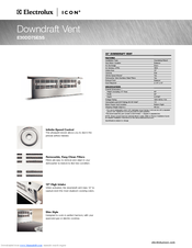Electrolux ICON E30DD75ESS Brochure & Specs