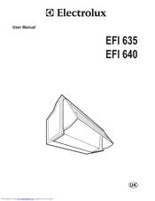 Electrolux U30056 EFI 635 User Manual