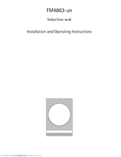 AEG Electrolux U32098 FM4863-an Installation And Operating Instructions Manual