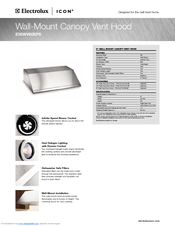 Electrolux Icon E36WV60EPS Brochure & Specs