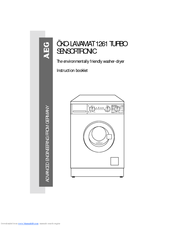 AEG OKO-LAVAMAT 1261 TURBO SENSORTRONIC Instruction Booklet