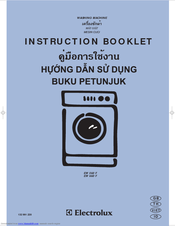 Electrolux EW 860 F Instruction Booklet