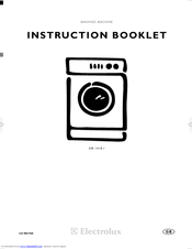Electrolux EW 1418 I Instruction Booklet
