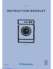 Electrolux EWW 1292 Instruction Booklet