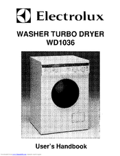 Electrolux WD1036 User Handbook Manual