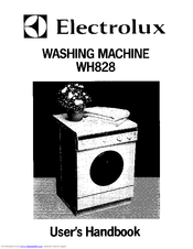 Electrolux WH828 User Handbook Manual